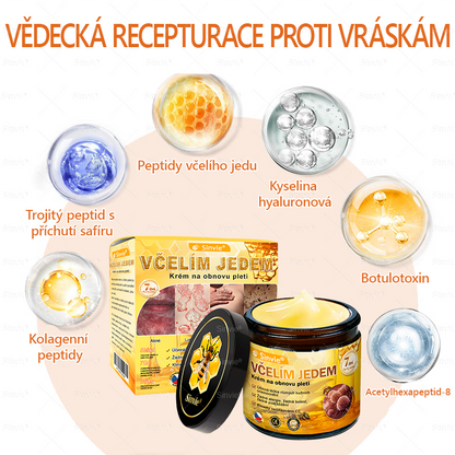 🩷Sinvie® Krém na obnovu pleti s včelím jedem 🔥  Přirozená regenerace pokožky, vyhlazení vrásek a zdravě zářivá pleť – 50 ml |