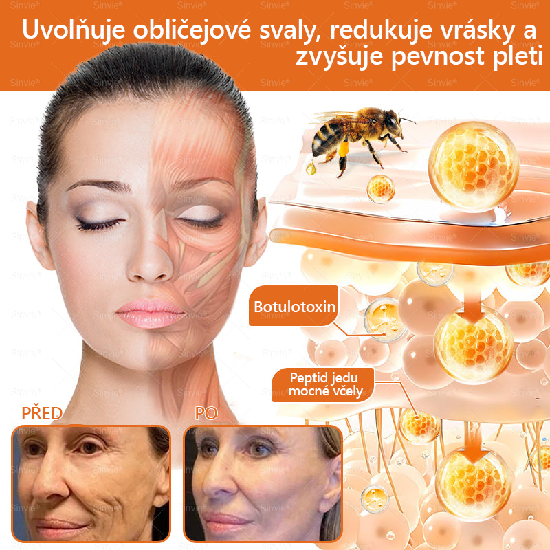 🩷Sinvie® Krém na obnovu pleti s včelím jedem 🔥  Přirozená regenerace pokožky, vyhlazení vrásek a zdravě zářivá pleť – 50 ml |