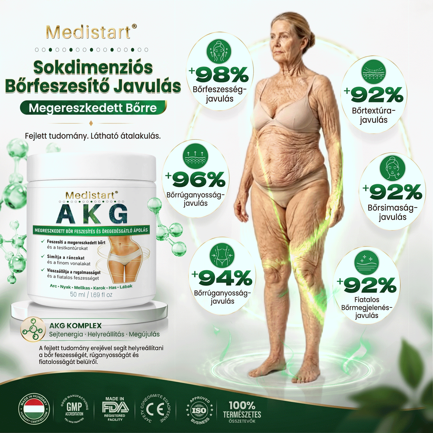 💟Medistart® AKG BŐRFESZESÍTŐ & ÖREGEDÉS ELLENI ÁPOLÁS