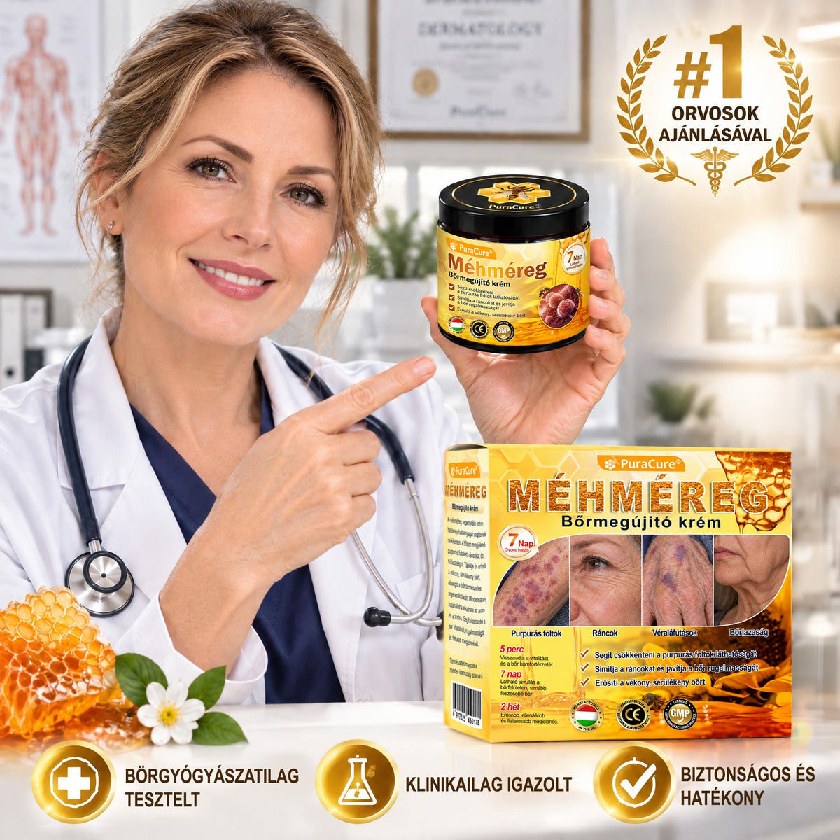 🍂🍂PuraCure® MÉHMÉREG Bőrmegújító krém
