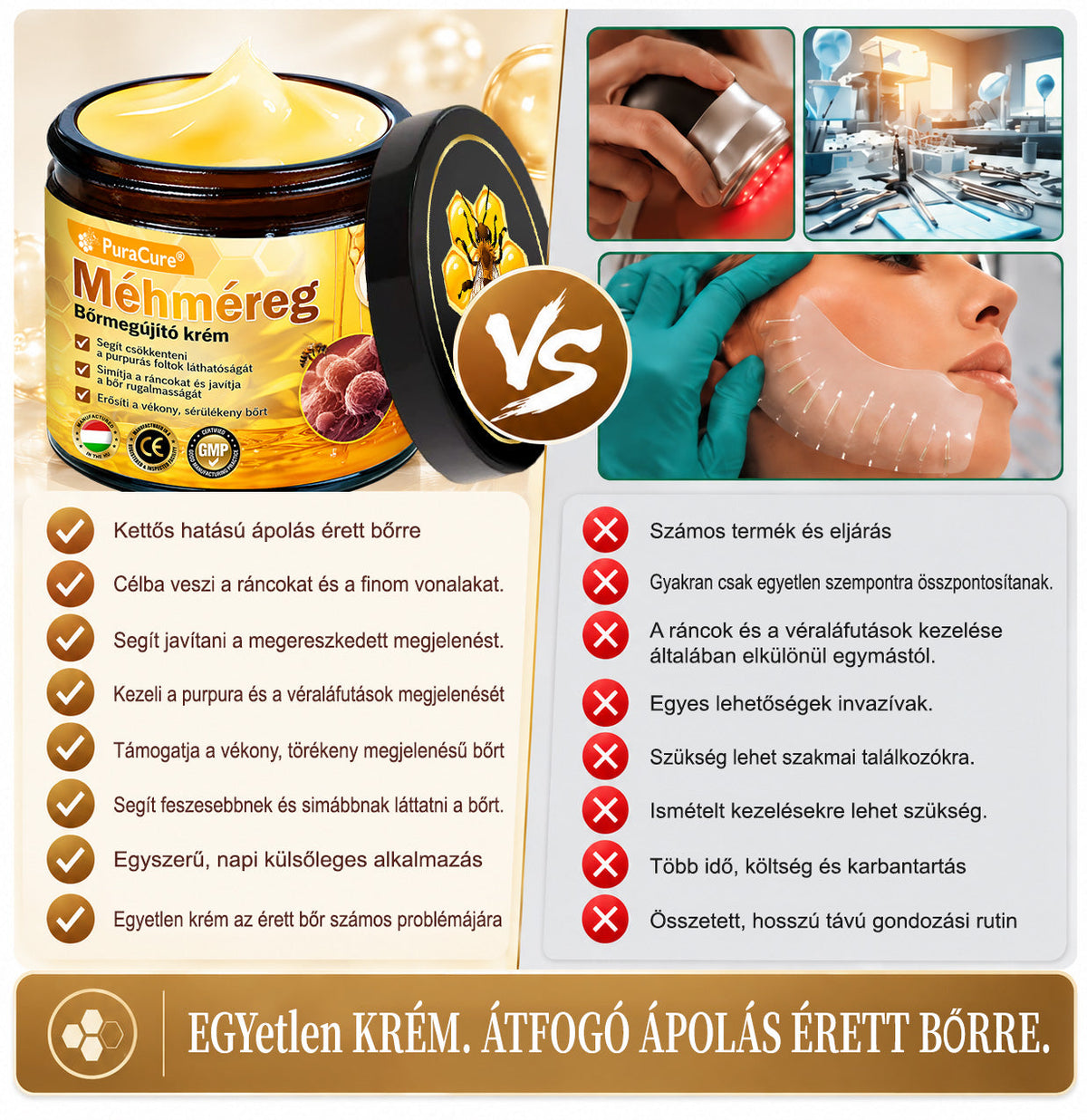 🍂🍂PuraCure® MÉHMÉREG Bőrmegújító krém