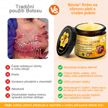 🩷Sinvie® Krém na obnovu pleti s včelím jedem 🔥  Přirozená regenerace pokožky, vyhlazení vrásek a zdravě zářivá pleť – 50 ml |