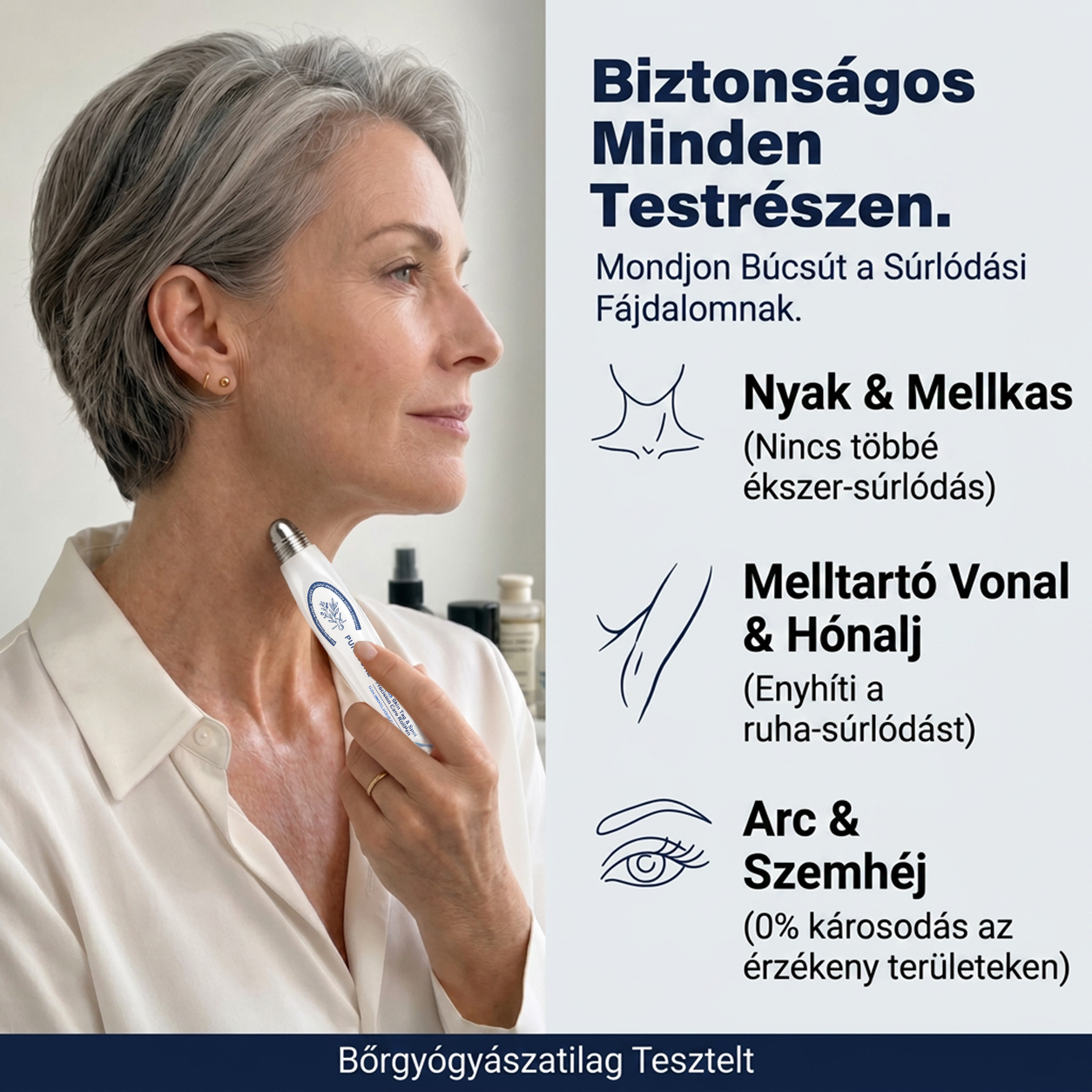 🍀PuraCure® 👩‍⚕️ 𝟕 𝐍𝐚𝐩𝐨𝐬 Bőrkinövés- és Folteltávolító Toll Fájdalommentes és Hegmentes Professzionális Rollerball