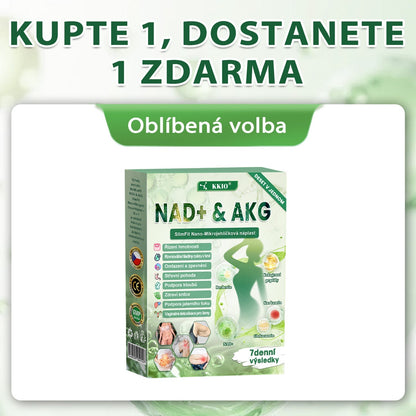 🍀 Oficiální obchod v České republice 🇨🇿 | KKIO® NAD+ & AKG SlimFit Nano-Mikrojehličková náplast – 10 v 1 pro každodenní použití  ✅ pro podporu kontroly hmotnosti, stavu pokožky a celkové tělesné kondice